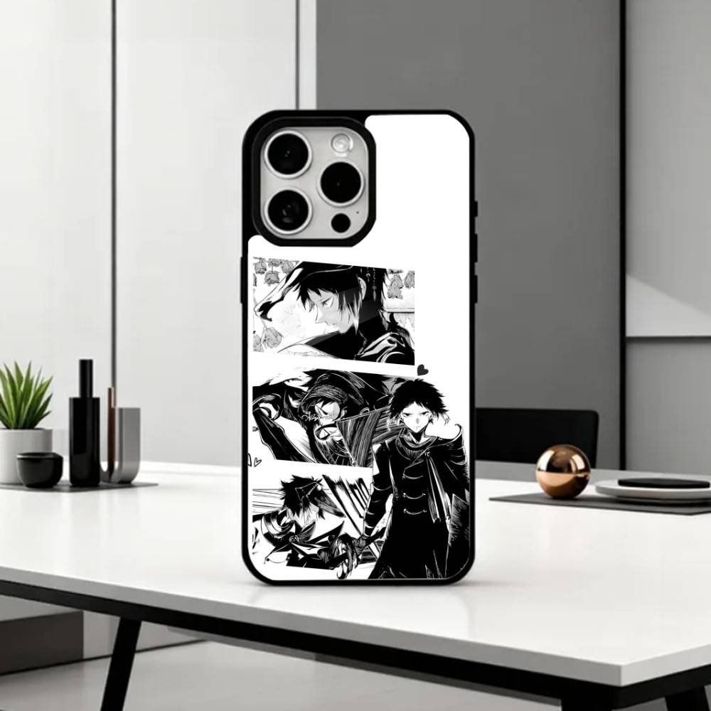 COOL B-BSD A-Акутагава Чехол для телефона для iPhone 17, 16, 15, 14, 13, 12, 11 Plus, Pro Max Магнитный для Magsafe Беспроводная зарядка