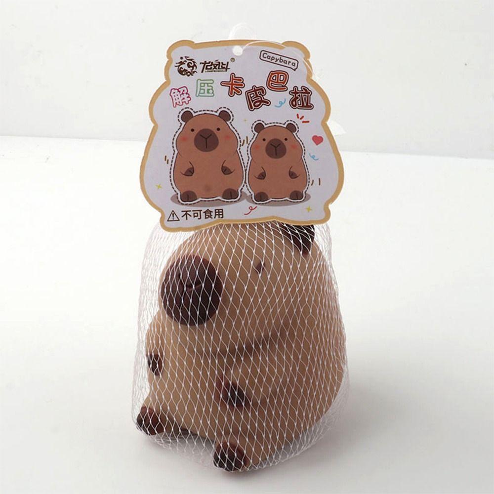 TPR Capybara Squeeze Toy Коричневые декомпрессионные игрушки Подарочные сжимаемые игрушки для взрослых