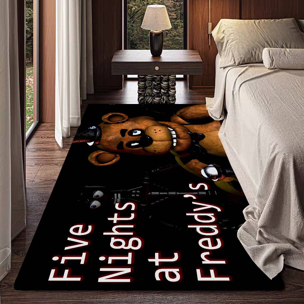 F-FNAF Five-nights-At-Freddys Door Mat Kids Room Bedroom Decoration Balcony Anti-Slip Doormat Living Room Doormat Area Rug
