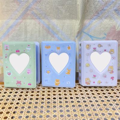 Милый фотоальбом 3 дюйма Love Heart Hollow Picture Storage Case Kpop Card Binder Name Card Book Photocard Holder 36 карманов