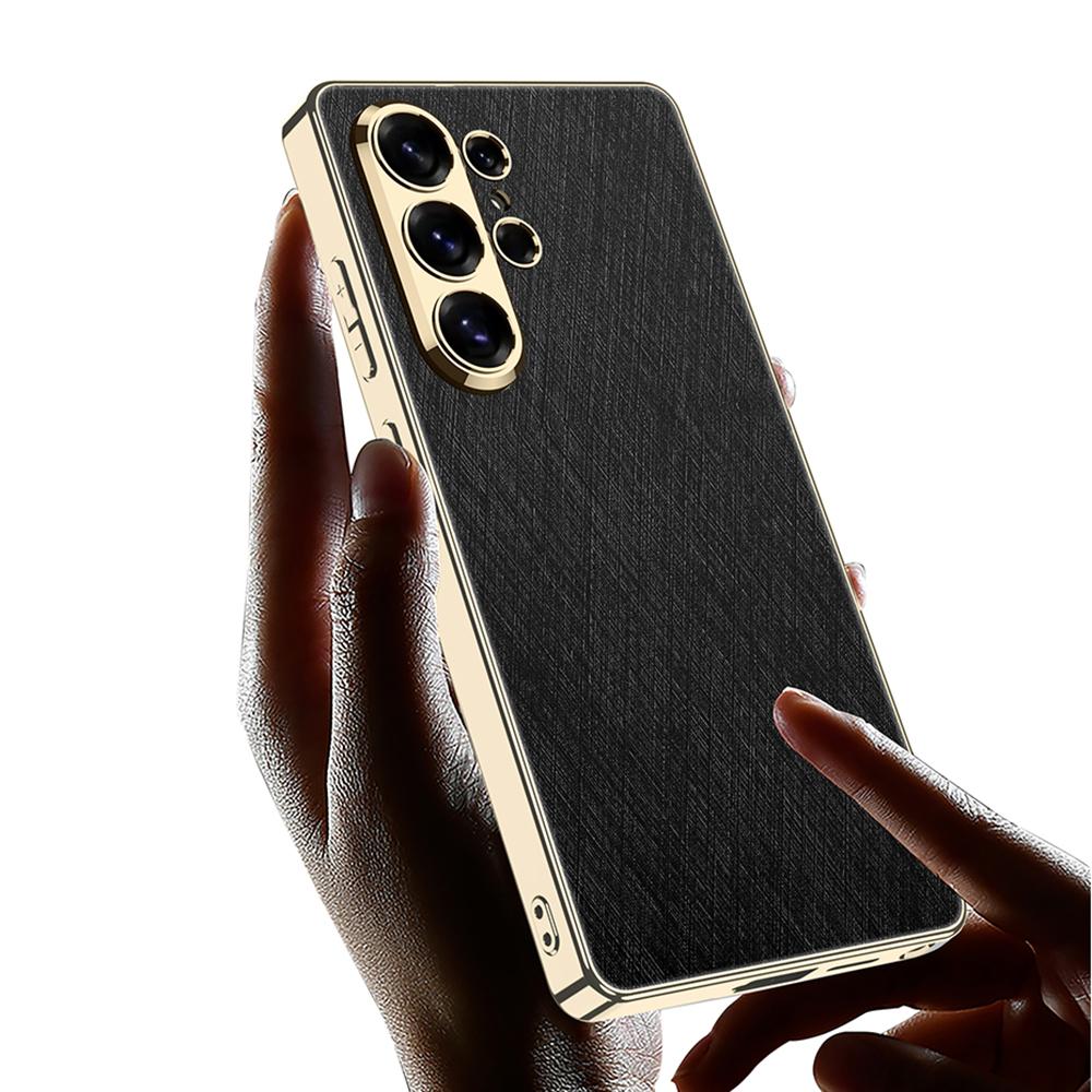 GKK Чехол для Samsung Galaxy S26 Ultra Электроокрашенный ПК + ПУ + ТПУ Задняя крышка телефона