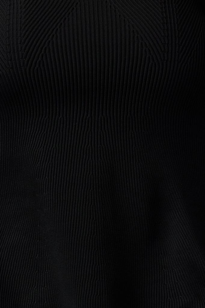 Женский модный стильный свитер больших размеров, черный вязаный свитер с воротником в форме сердца