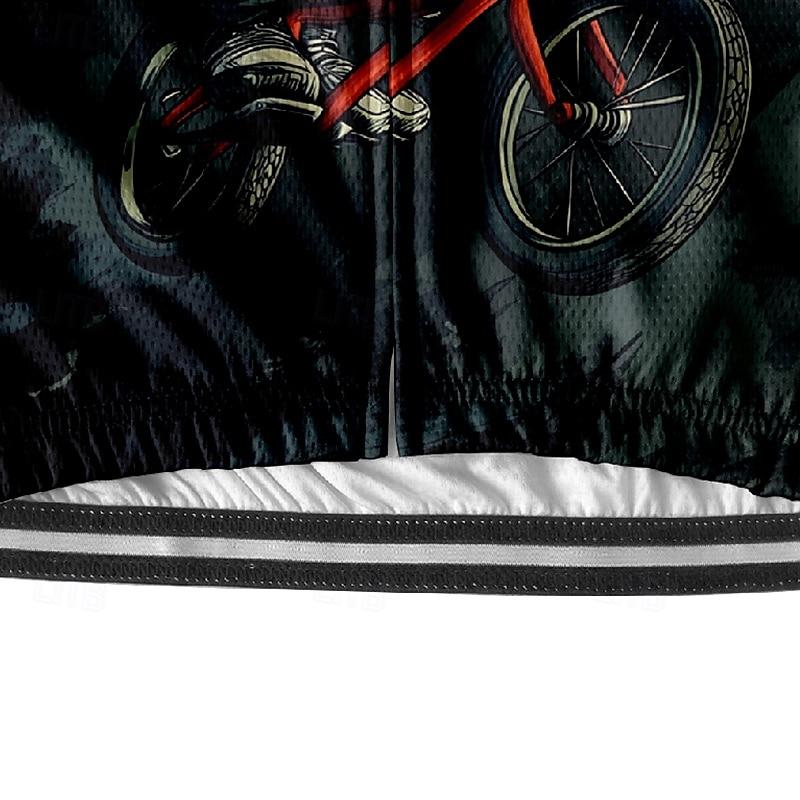 Мужская велосипедная майка Дизайн Никогда не недооценивай старого гонщика Короткий рукав Велосипедная футболка Горный велосипед MTB Влагоотводящая Дышащая Спортивная одежда