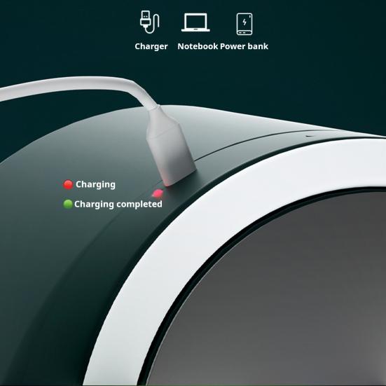 Yousheng Dustproof Makeup Storage Box with LED Mirror Large Capacity Multiple Compartments Countertop Makeup Storage Organizer