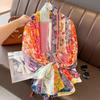Women's Ethnic Style Cotton-Linen Scarf Shawl: Spring/Autumn, Dual-Purpose, Warm Tassel Accessory.