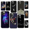 Осенняя Луна Звезды Космос Астронавт Чехол для Телефона для iPhone 17 Air 16 16e 15 12 11 13 14 Pro Max Apple Plus Coque