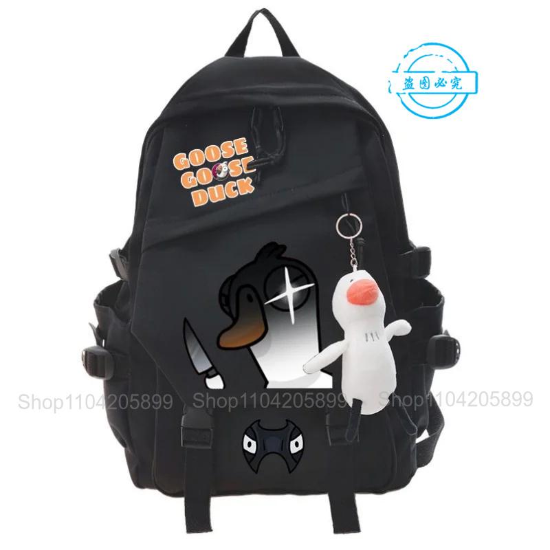 Goose Goose Duck Backpack Game Cosplay Mochila Students School Bag Cartoon Bookbag Boy Girl Gifts Laptop Outdoor Travel Rucksack
