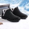Men's Plush Shoes Snow Boots 2024 New Warm Plush Thicken Winter Outdoor Men Casual Shoes Men Cotton Shoes Botas Hombre Footwear