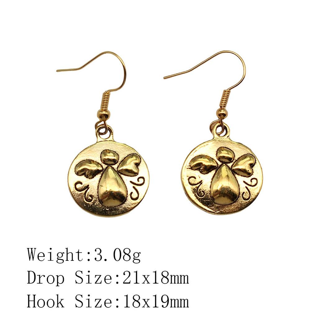 Комплекты сережек на годовщину свадьбы, серьги-подвески и подвески в виде крыльев ангела, женские серьги-сумки для свадьбы