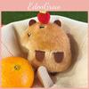 Plush Adorable Capybara Keychain Soft Toy  Bags Featuring Design Cute