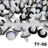 100Pcs Accessories Nylon Retaining Clip Door Buckle Fastener Rivet Bumper Clip  Interior Car