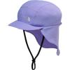 The North Face Sunshade Unisex Rash Guard with UV Detachable Chin Size M Cap, Protection, Strap, Lavender,