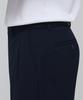 MUSINSA STANDARD Lightweight Wide Hidden Banding Crop Slacks [Navy]