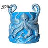 3D Printed Octopus Planter Planter, Artistic Coastal Plant Pot, Decorative Retro Ocean Theme Decor Container for Cactus, Succulents, Unique
