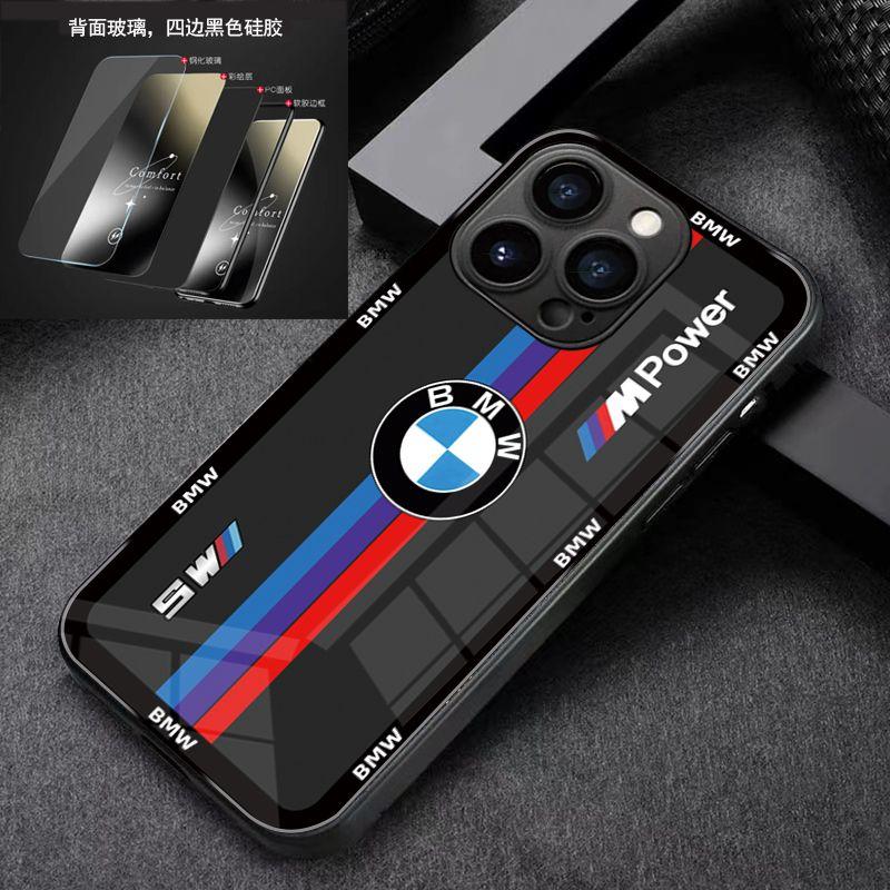 Blue Red Black Car A-Bmw-SE Phone Case For IPhone 17 Pro Max 15 Pro 16 14 Plus 12 13 Mini 11 Pro Shockproof Glass Stickers Cover TKJLP1