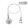 Stainless Steel Wire Rope Kit Easy Install Rust Free for Hanging Acrylic Sign Advertising Board Ceiling Gallery Display