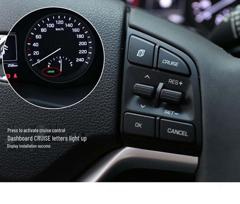 Современный мультифункциональный руль для Tucson 15/18: Bluetooth, Телефон, Громкость, Круиз-контроль