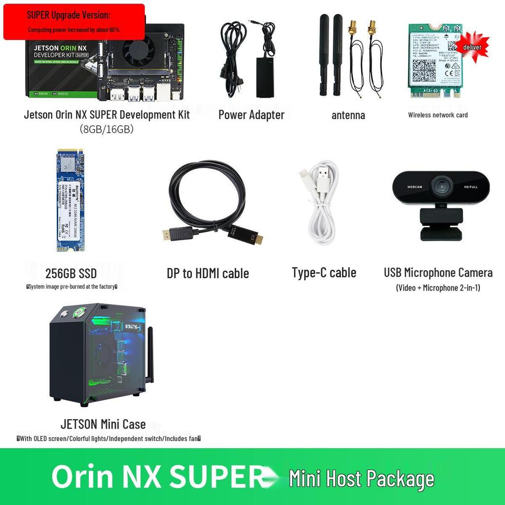 Набор для разработки ИИ-зрения Jetson Orin NX с ROS Core