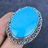 Натуральный драгоценный камень бирюза Аризоны 925 пробы ювелирное кольцо размер 9 q3w20