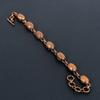Sunstone Gemstone Handmade Copper Electroformed Jewelry Amazing Bracelet