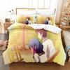 Tsurezure Children Bedding Set Single Twin Full Queen King Size Bed Set Adult Kid Bedroom Duvetcover Sets 3D Anime Bed Sheet Set