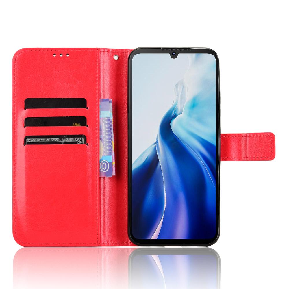 Для Cubot A30 Чехол Текстура Crazy Horse Искусственная Кожа Чехол-кошелек для телефона