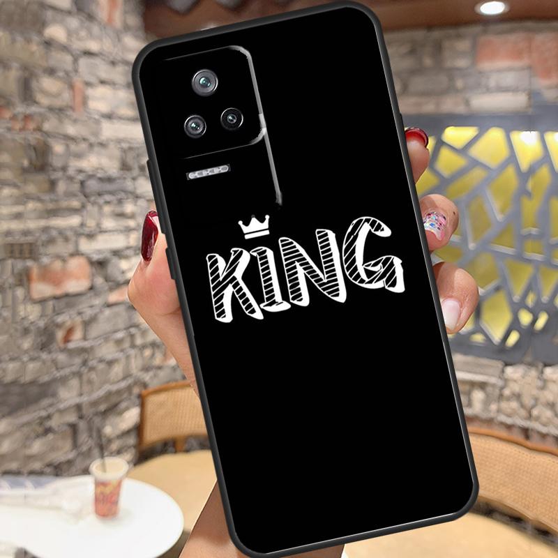 Художественный чехол Король Королева для Xiaomi 15 Ultra 13 14 11T 12T 13T 14T Pro POCO X7 X3 X5 X6 Pro M6 F5 F6 Pro