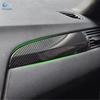 ABS Carbon Fiber Grain Car Accessories Interior Console Panel Passenger Side Strip Cover Trim For BMW X3 X4 F25 F26 2013-17