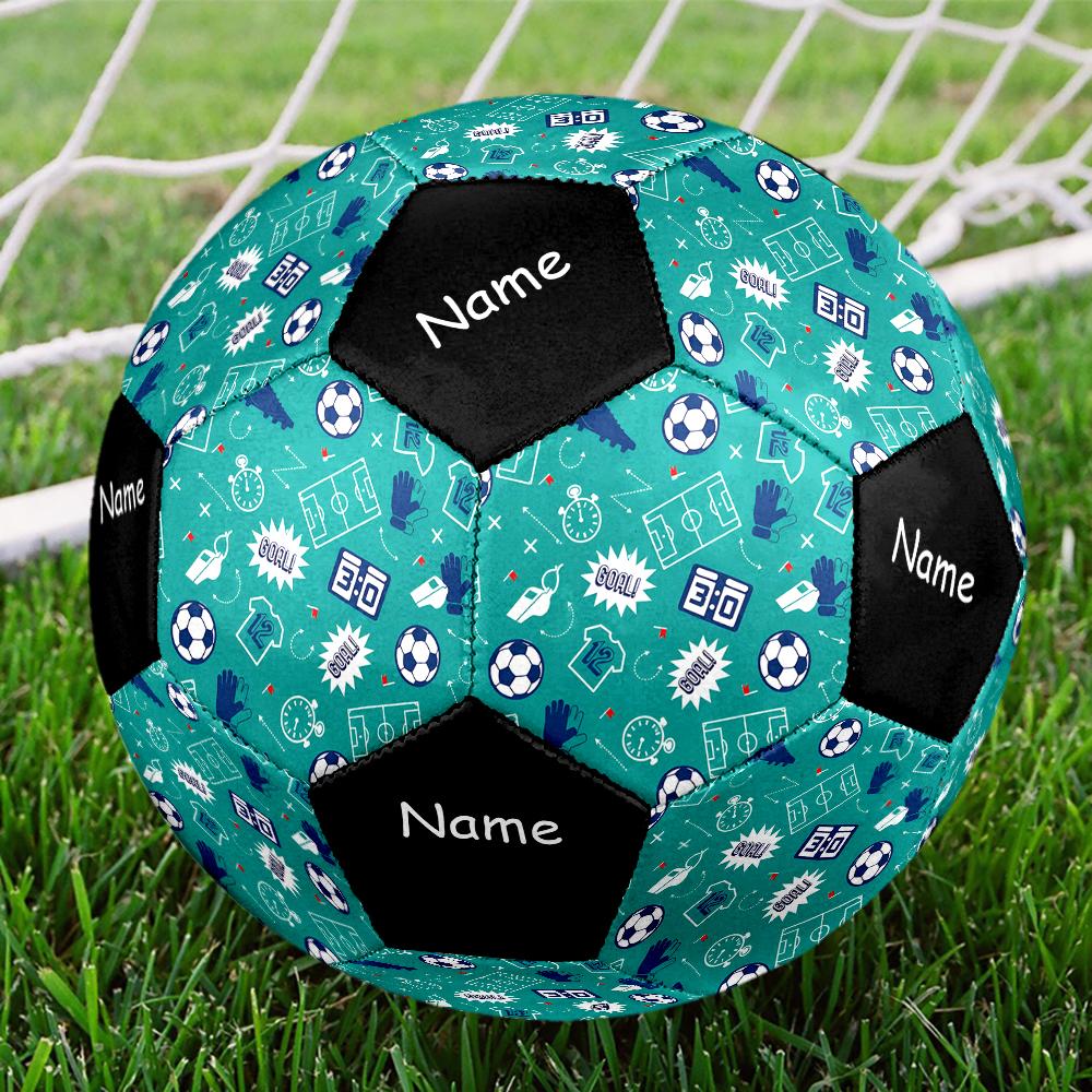 Custom Name Soccer Theme Size 5 Soccer Ball, Suitable for Both Indoor and Outdoor Matches, a Gift Suitable for Everyone.