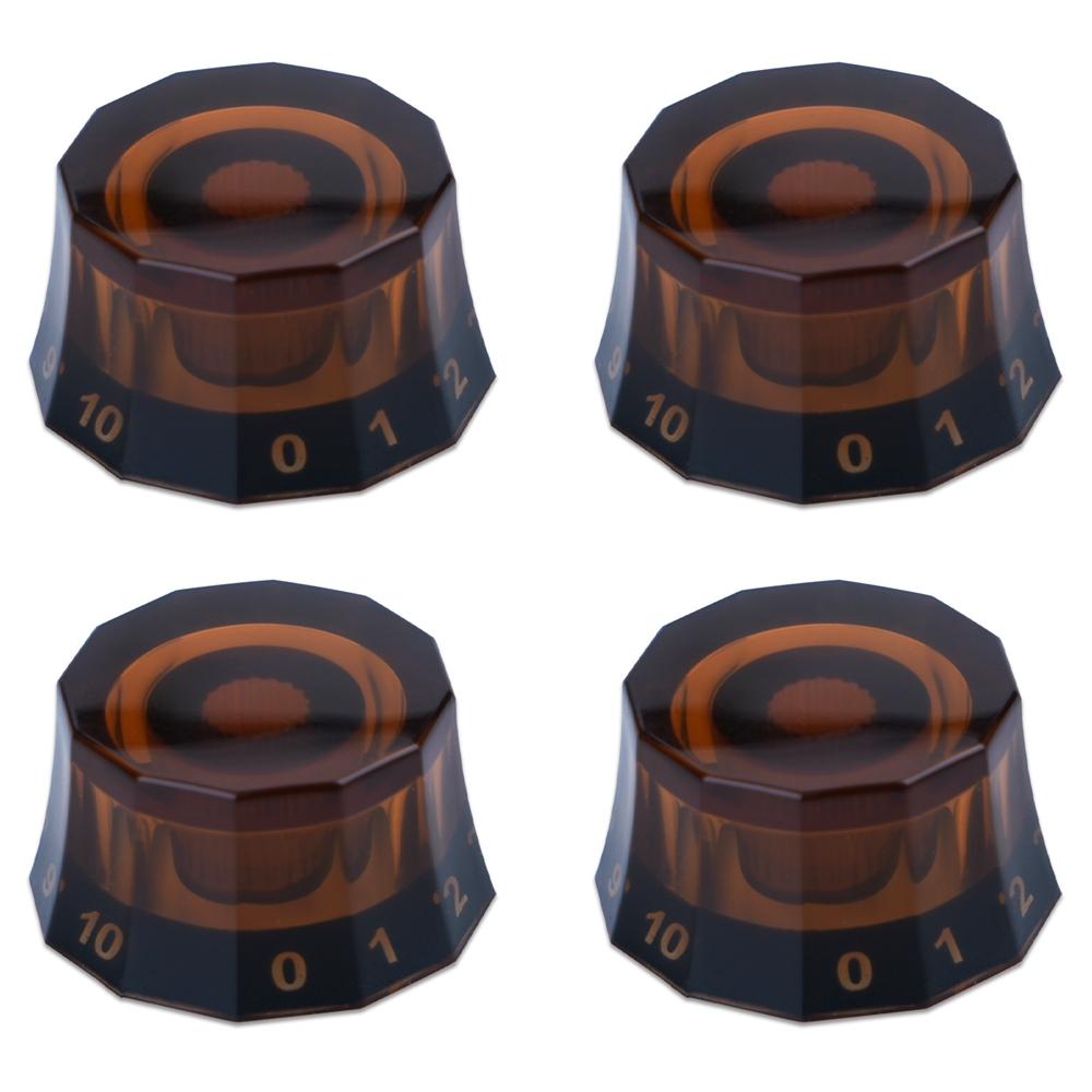 3 шт. 4 шт. Ручки для электрогитары Speed Volume Tone Control Knobs Стиль абажура Для деталей электрогитар Замена