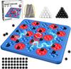 HMshuo Magnetic Ball Educational Board Competitive Brain Training Table Ages Blue Gomoku, Toy, Renju, Game, Game, Toy, Game, 6+,