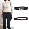 Classic Leather Belt For Women With Smooth Buckle And Casual Style For Office And Daily Wear