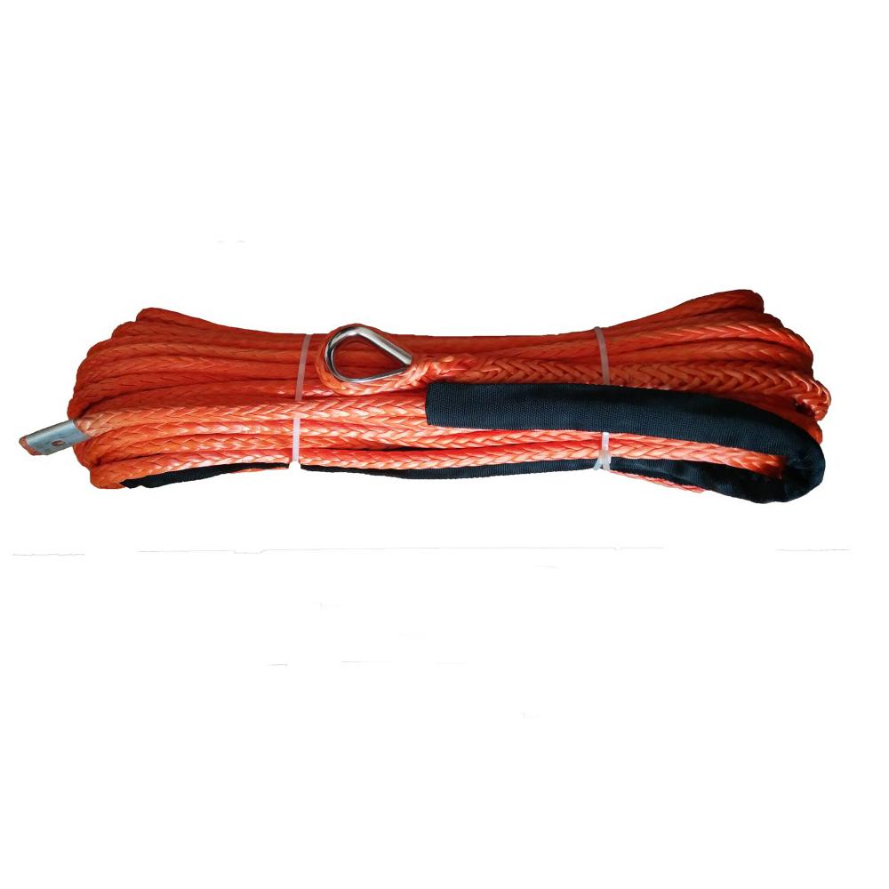 12mm X 25m Offroad 4X4 Car Accessories Synthetic Winch Rope UHMWPE Fibre