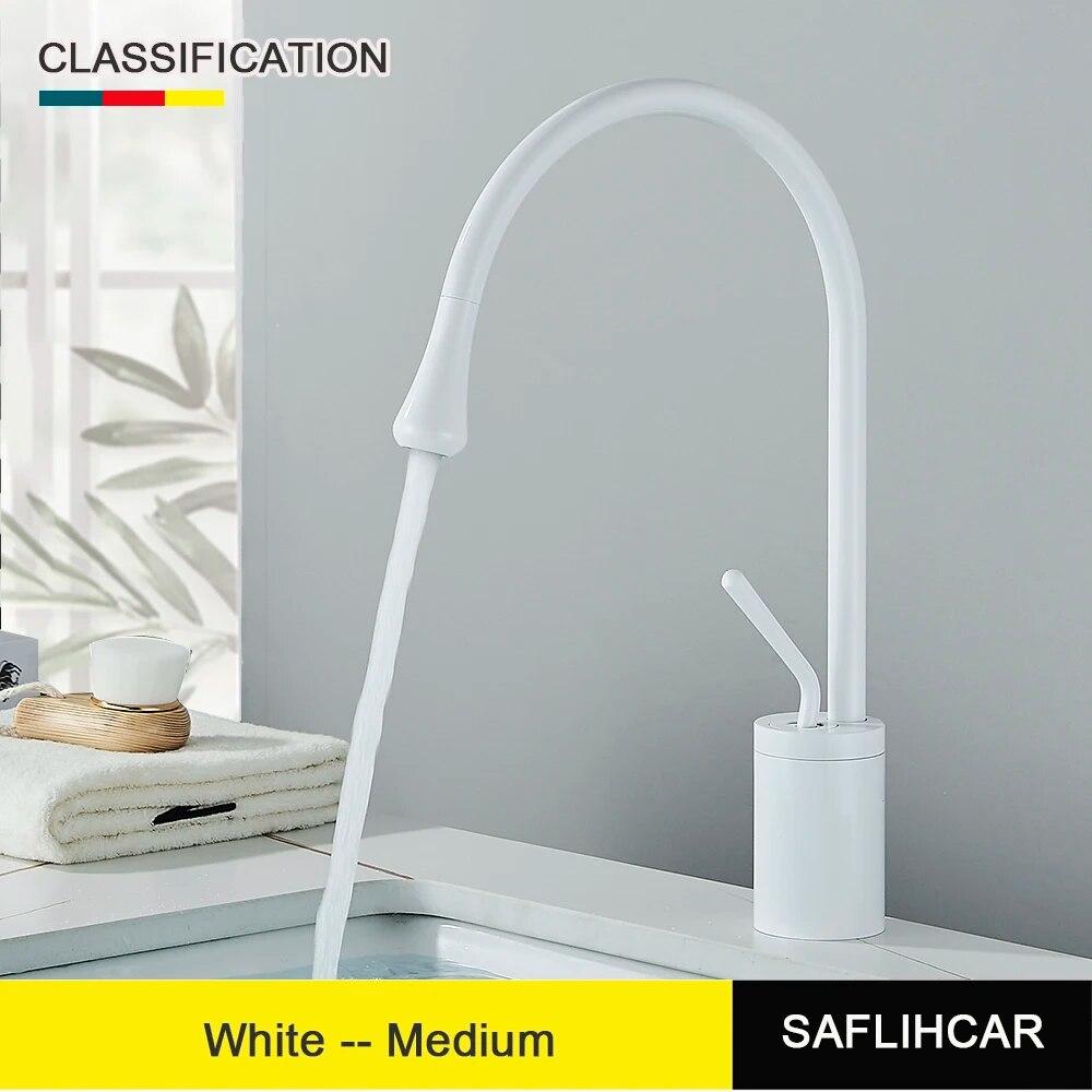 Современный смеситель для раковины, матовый, золотой, черный, серебряный, смеситель для раковины, смеситель для горячей и холодной воды, латунный кран для ванной комнаты