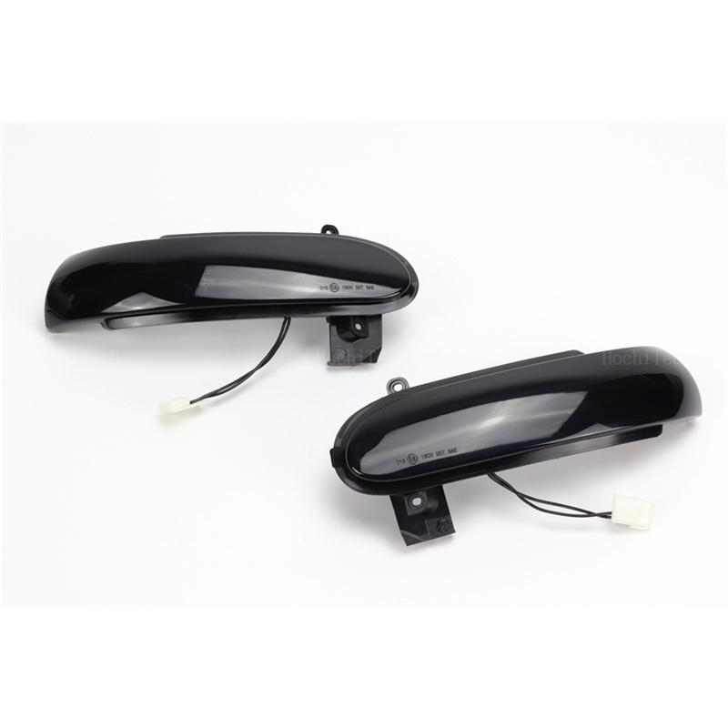 Динамический черный светодиодный указатель поворота, последовательный светильник для зеркала заднего вида для Mercedes Benz SLK SL Class R171 W171 R230 W230