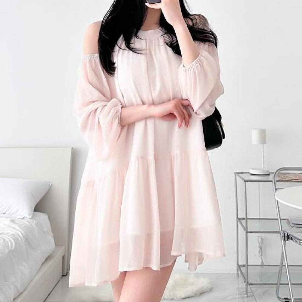 New ArrivalS Open Run Women S Off Shoulder Chiffon Mini dreSS