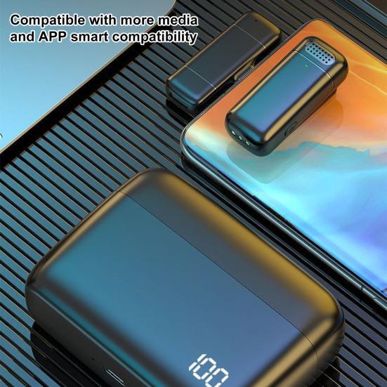 Беспроводной микрофон Yousheng с низкой задержкой, быстрое подключение, шумоподавление, Plug-Play, миниатюрный перезаряжаемый петличный микрофон