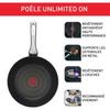Poêle - TEFAL - Unlimited On - 24 cm - Induction - Antiadhésif résistant - Éco-responsable