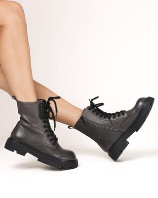 Ботинки деми Berkonty 72118 36 антрацит кожа