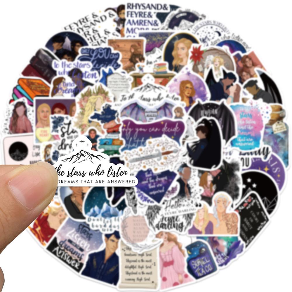 60 Photos Acotar Merchandise Cartoon Graffiti Stickers Decorate Guitar Suitcase Waterproof Explosive