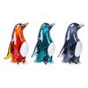 Glass Blown Penguin Figurine Simulated Figurine Collectible Sculpture Ornament  Home Table Decor