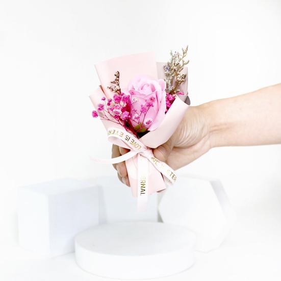 Юшэн Мини Ароматерапевтическое мыло Букет роз Ароматическая композиция из искусственных цветов Рождественские Свадебные Подарки на День Рождения День Святого Валентина для Женщин Мамы Жены