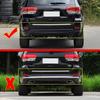 For Jeep Grand Cherokee WK2 Rear Fog Light Lamp Bumper Foglight Chrome Trim Cover Bezel Accessories 2011 - 2017 2018 Molding