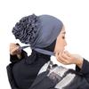 Hijabs Turban Hat Solid Color Inner Hijab Caps Fashion Pullover Cap  Women