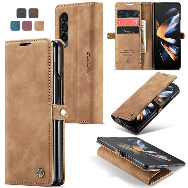 Для Samsung Z Fold4 Business удобный складной кожаный чехол для Samsung Galaxy Z Fold4 Fold 4 5g Zfold4 сумка-кошелек