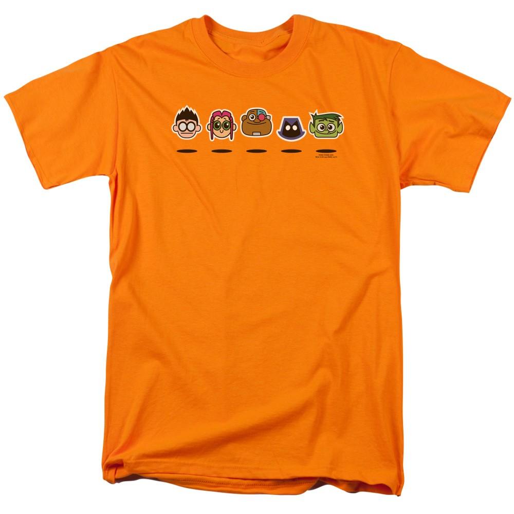 Teen Titans Go! Floating Heads Licensed Adult T-Shirt