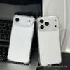 Совместимый прозрачный чехол с защитой от ударов для Apple 17Promax и iPhone 16Plus - Защита от падений, Полное покрытие.