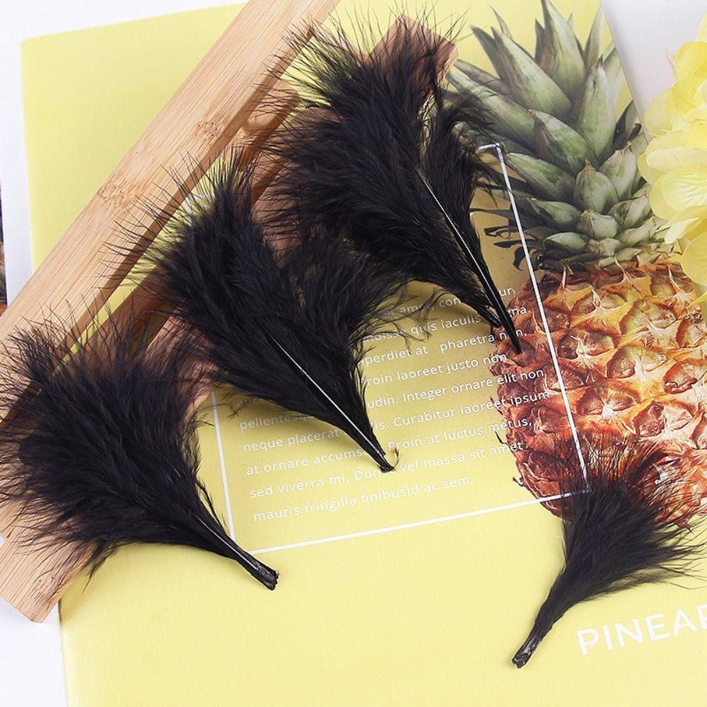 8-12 см цветные сливы натуральные перья индейки марабу пушистые перья свадебное платье вечеринка украшения своими руками аксессуары для рукоделия