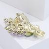 Flower Lavender Women Brooch Crystal Crystal Lavender Lapel Pins  Party