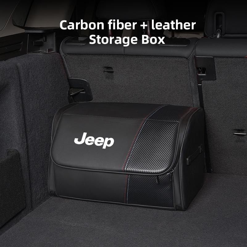 Collapsible Trunk Organizer Portable Car Storage Box Accessories For Jeep Renegade Wagoneer Avenger Recon Wrangler JK Valve Stem AKT1